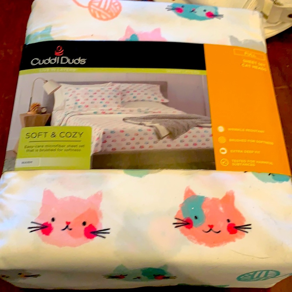 Cat Head bedding sheets